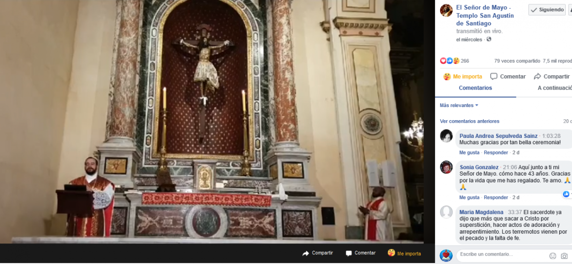 Eucaristía del Cristo de Mayo